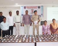 జిల్లా పోలీసులు సిఈఐఆర్ ద్వారా 1,722 ఫోన్లు రికవరీ.