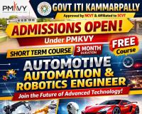 రోబోటిక్ ఇంజనీరింగ్‌లో శిక్షణకు దరఖాస్తుల ఆహ్వానం