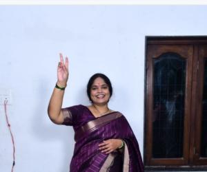 కాకులమర్రి శ్రీలత భారీ విజయం 