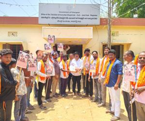 గోవును జాతీయ మాతగా ప్రకటించాలని డిమాండ్ – బీర్కూర్‌లో సంతకాల సేకరణ, ర్యాలీ